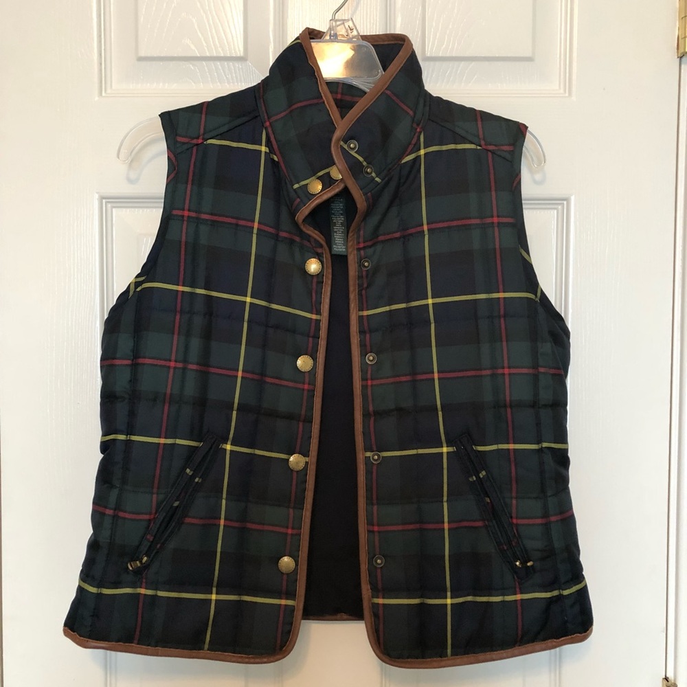 Ralph Lauren plaid vest